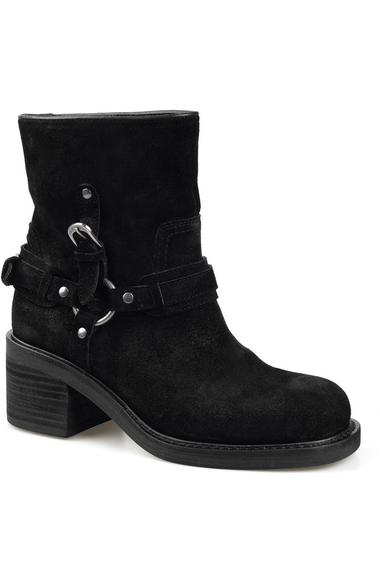 Candie's Fridda Moto Bootie, Main, color, Black