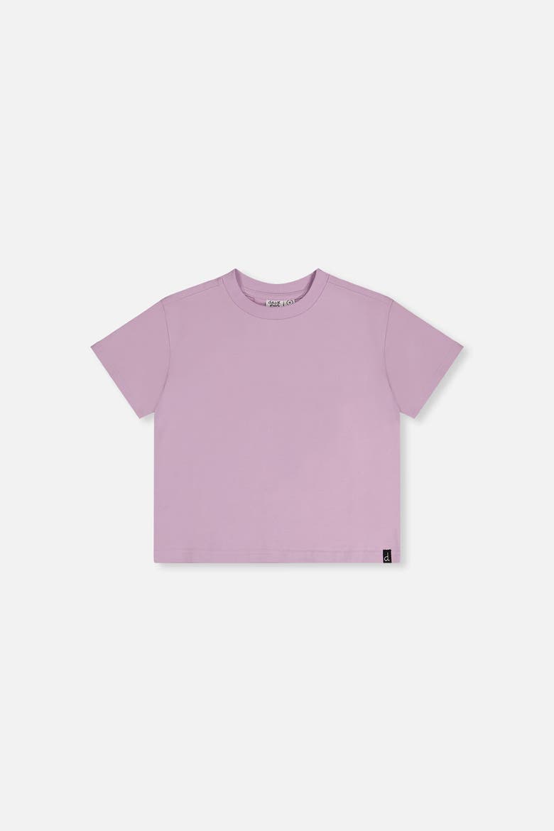 Relaxed Heavy Jersey Wide Short Sleeve T-Shirt, Main, color, Mauve