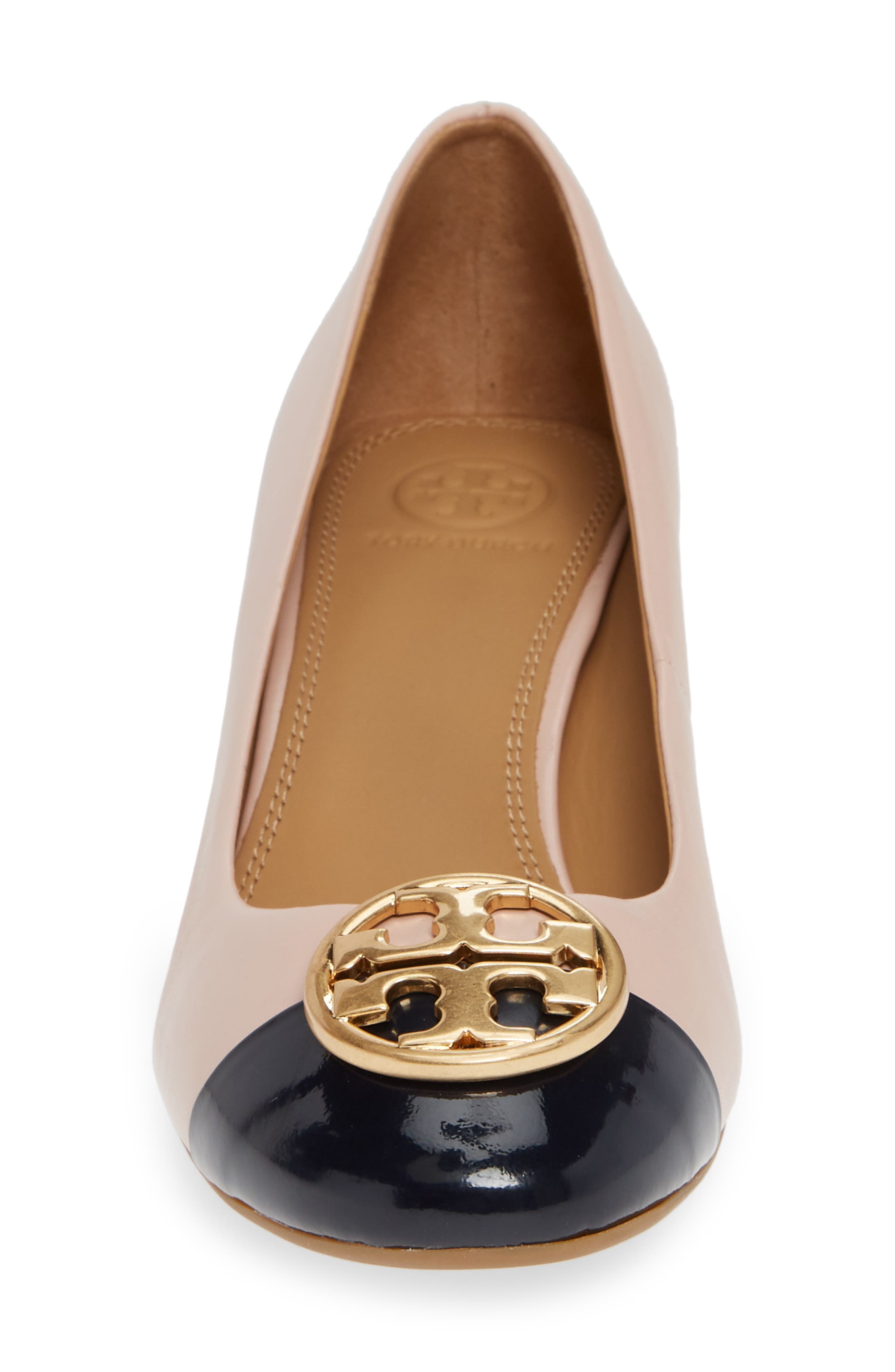 Chelsea Pump, Alternate, color, SEA SHELL PINK/ PERFECT NAVY