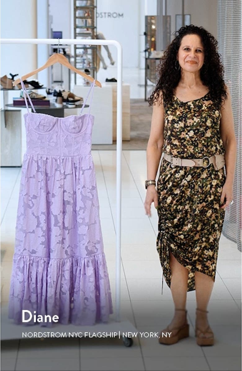 Mira Organza Corset Midi Dress, sales video thumbnail