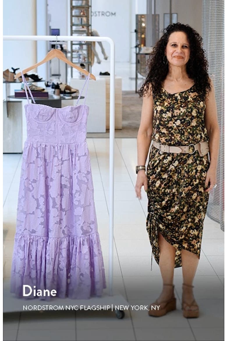 Mira Organza Corset Midi Dress video