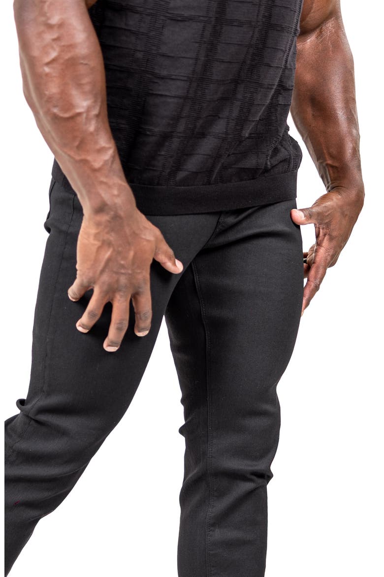 Marthyr Slim Fit Jeans, Alternate, color, BLACK