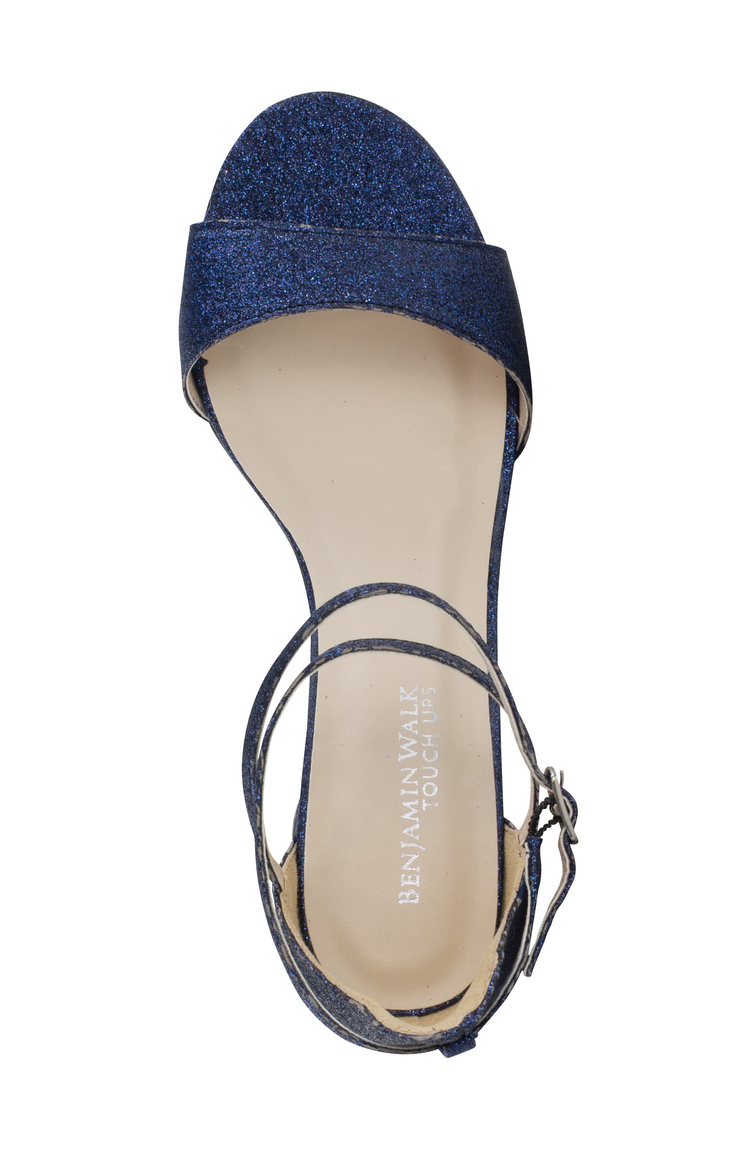 Jackie Block Heel Sandal, Alternate, color, NAVY