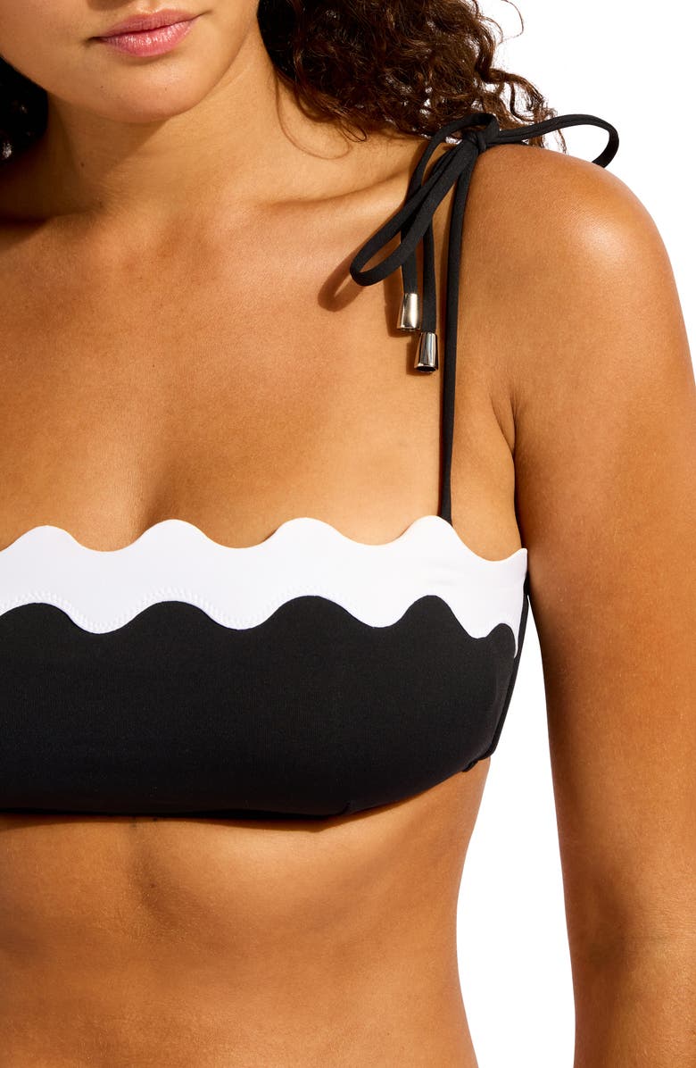 Seafolly Contrast Trim Bikini Top, Alternate, color, 