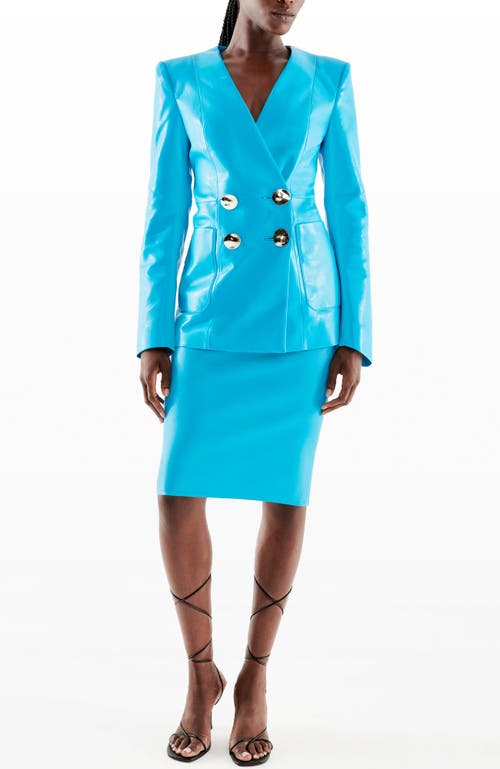 As By Df Claude Recycled Leather Blazer