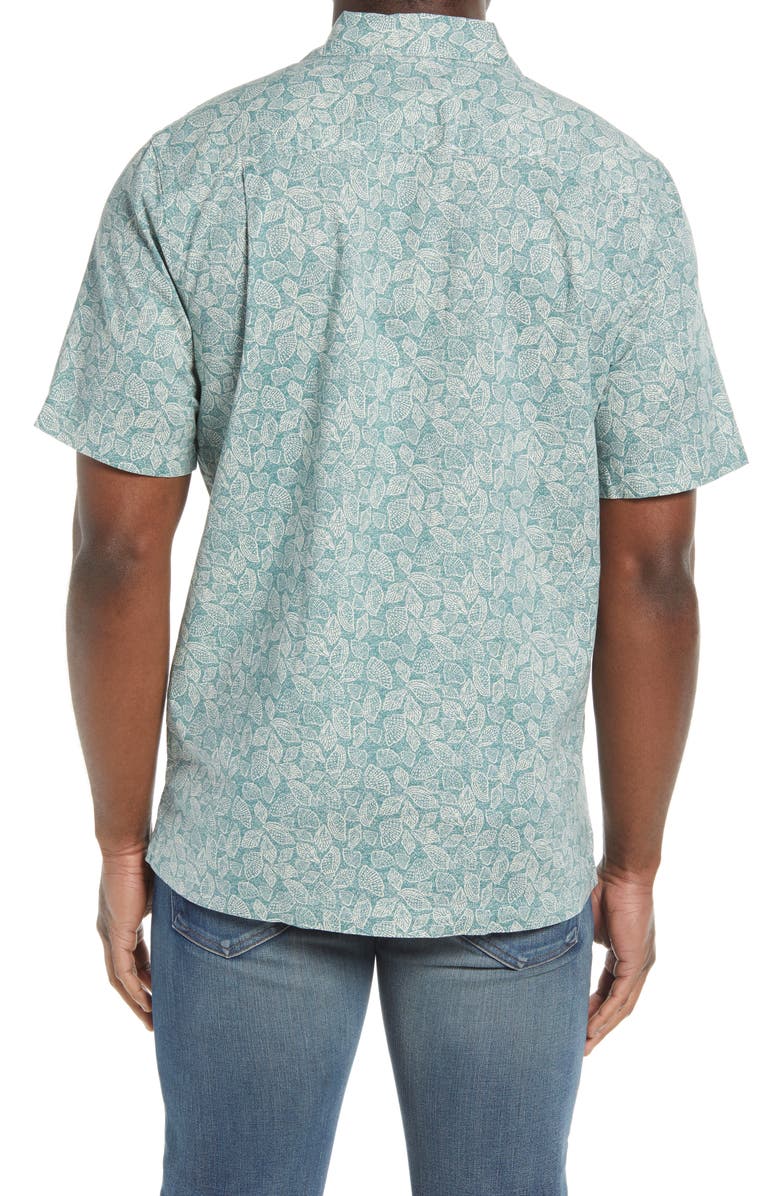 L.L.Bean Tropics Short Sleeve Button-Up Camp Shirt, Alternate, color,