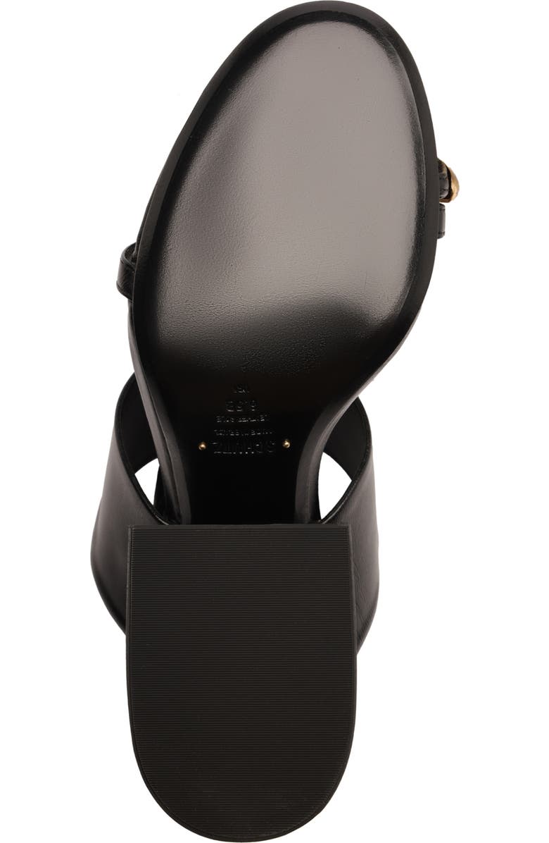 Schutz Mandy Ankle Strap Block Heel Sandal, Alternate, color, Black