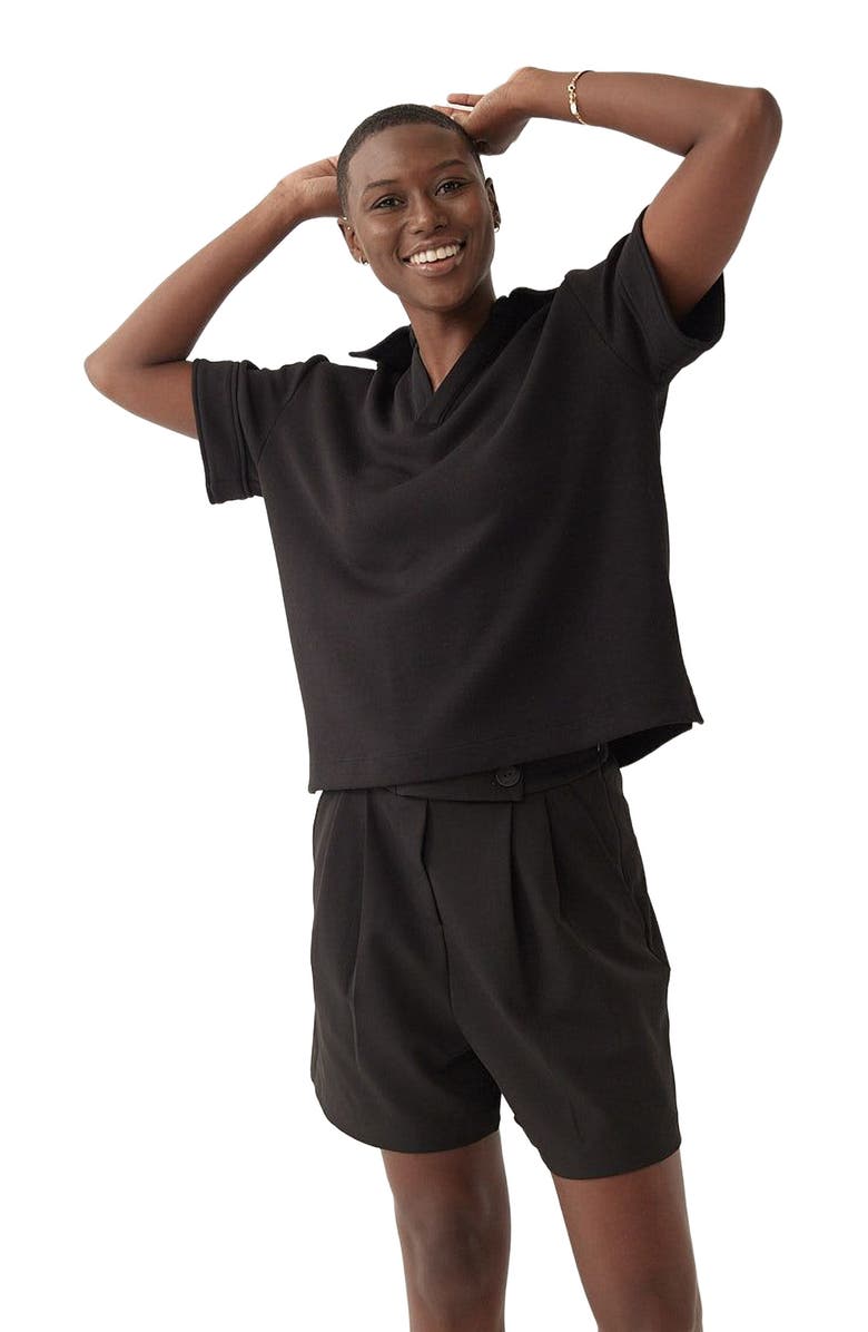 Honors The High-Waisted Short, Alternate, color, Black