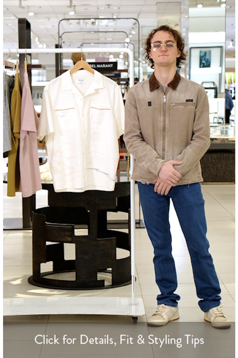 Didicot Summer Appliqué Cotton & Linen Camp Shirt video