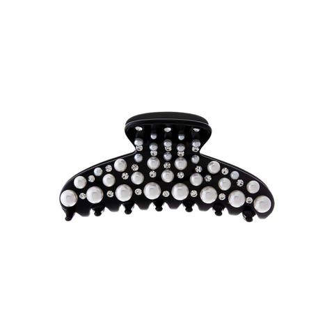 Pearl & Rhinestone Claw Clip