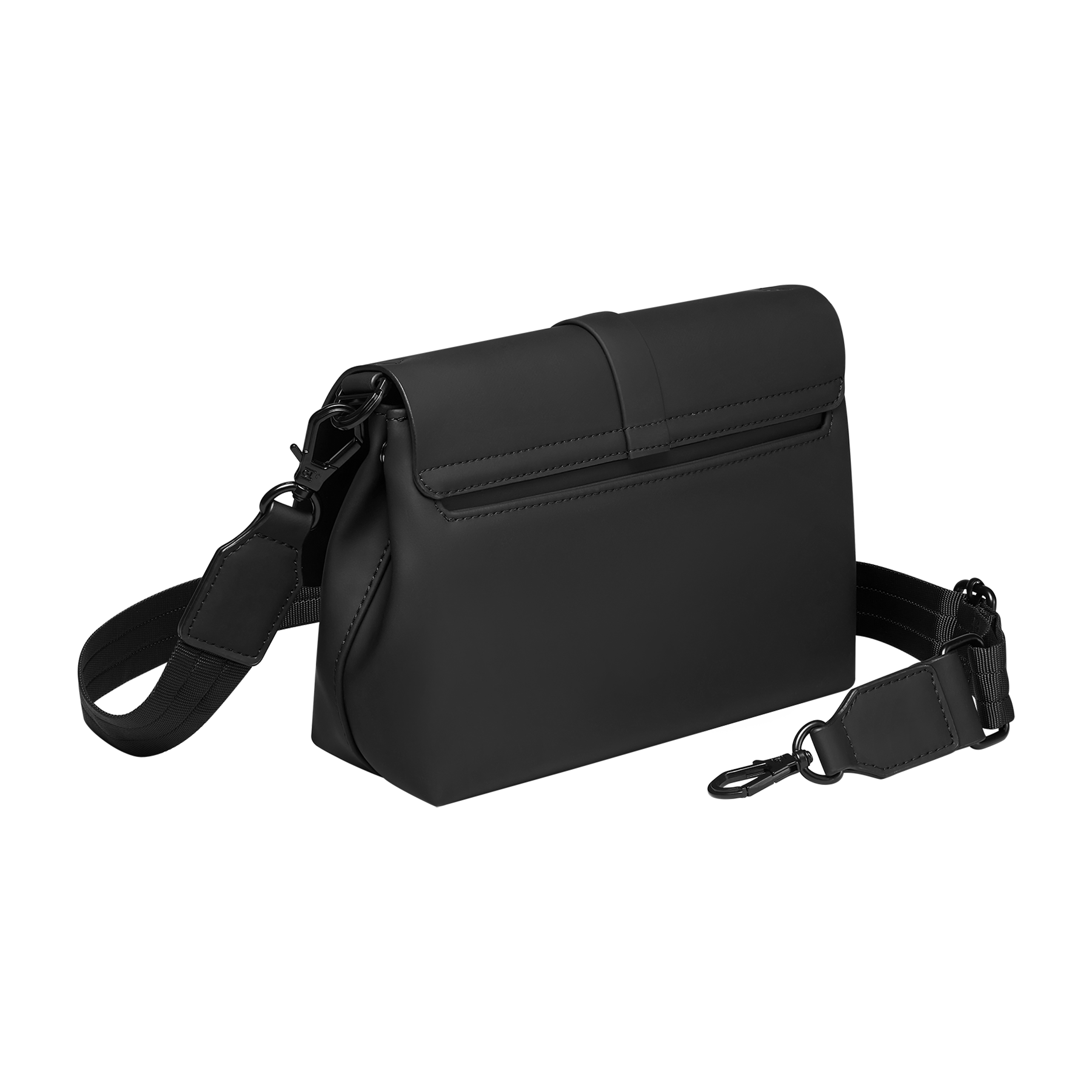 Gaston Luga Spläsh Crossbody Bag, Alternate, color, Black