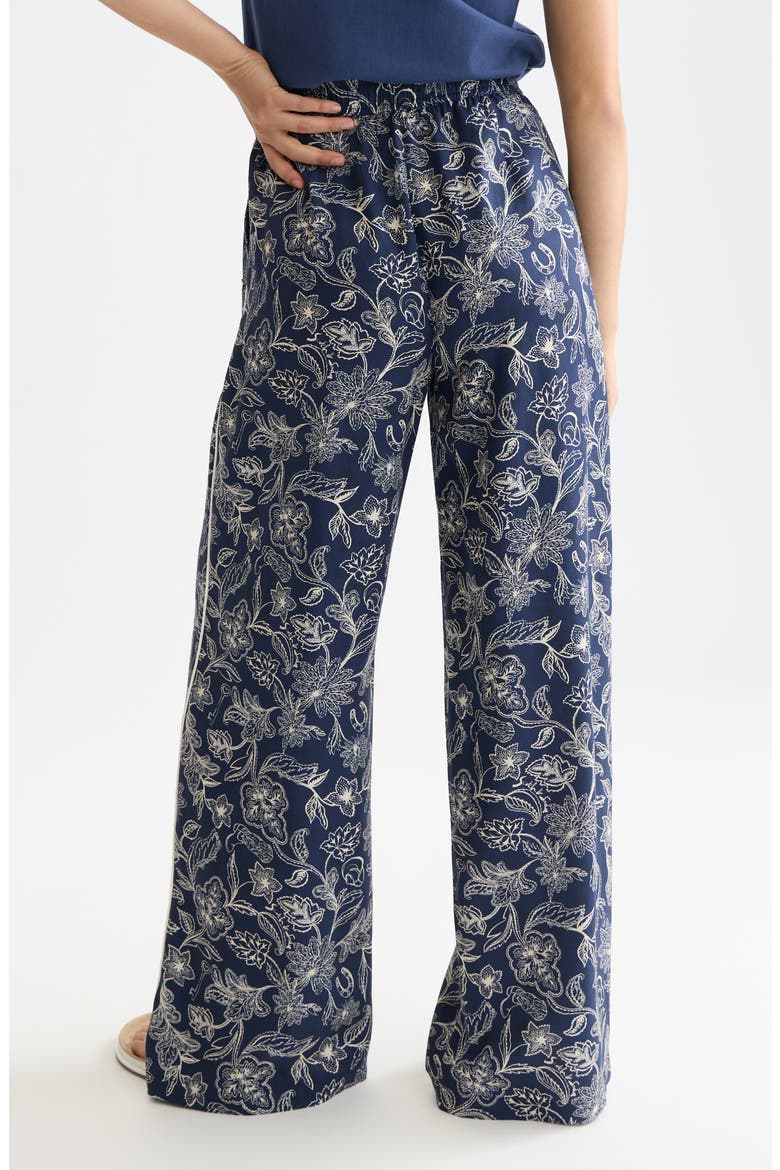Eleni Print High Waist Wide Leg Pants, Alternate, color, LUCKY BANDANA DRESS BLUES