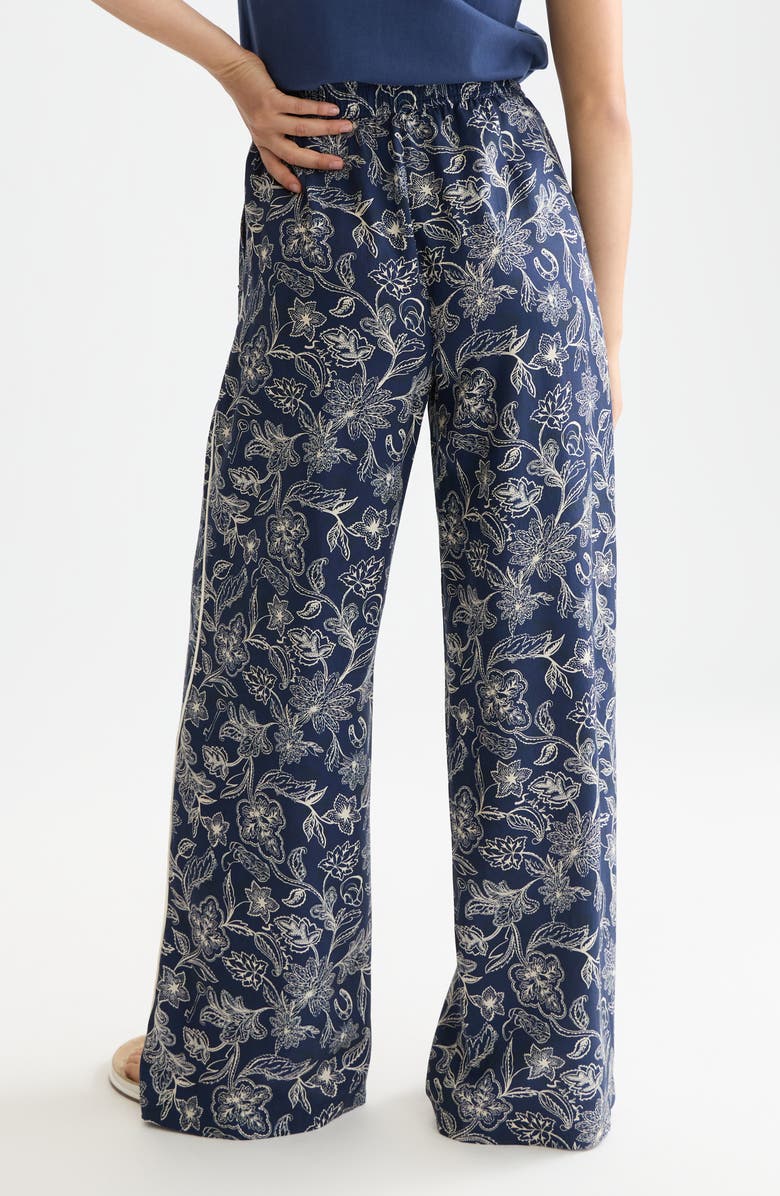 Scotch & Soda Eleni Print High Waist Wide Leg Pants, Alternate, color, Lucky Bandana Dress Blues