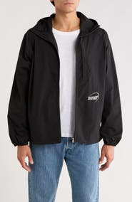 BOILER ROOM Packable Stretch Nylon Windbreaker