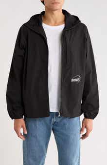 BOILER ROOM Packable Stretch Nylon Windbreaker
