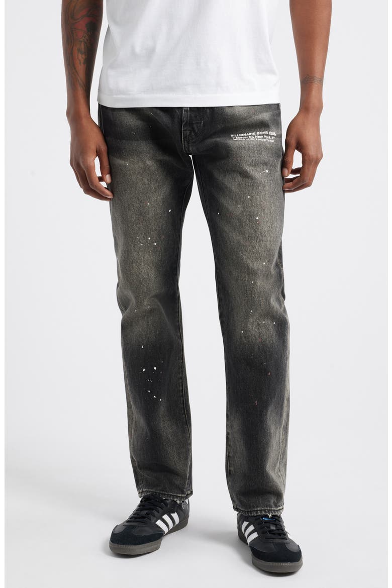 Dark Rider Straight Leg Jeans, Main, color, EVO-BLACK