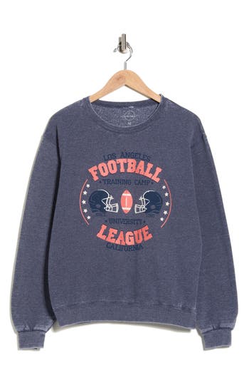 Hi Res La Football League Graphic Sweatshirt In Blue