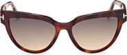 TOM FORD 57mm Cat Eye Sunglasses