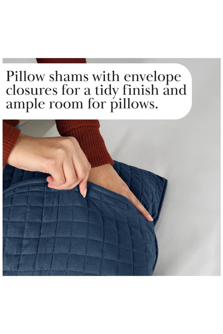 Vilano Springs Oversized Quilt Set, Alternate, color, DARK BLUE