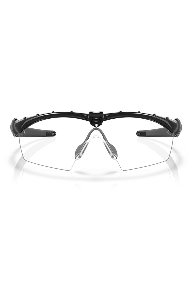 SI Ballistic M Frame 2.0 130mm Rectangle Sunglasses, Main, color, BLACK / CLEAR
