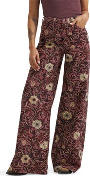 Wrangler Canyon Floral High Waist Wide Leg Jeans