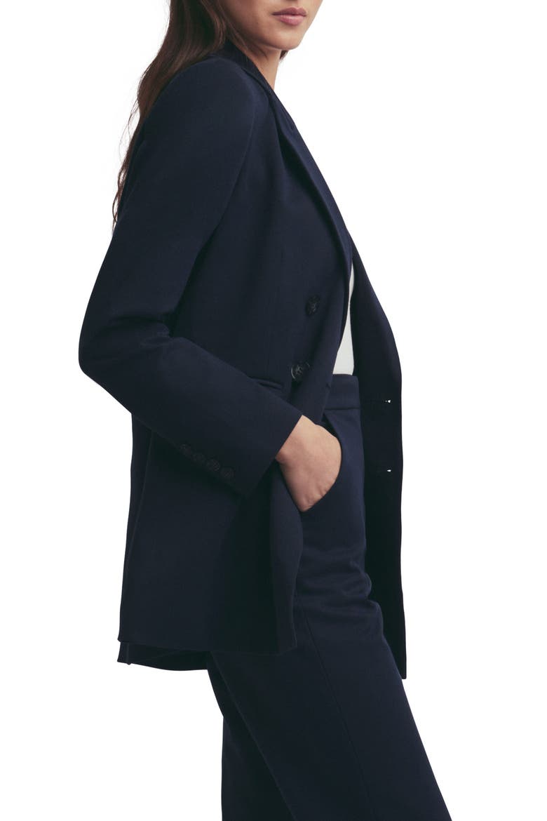 The Phoebe Blazer, Alternate, color, NAVY