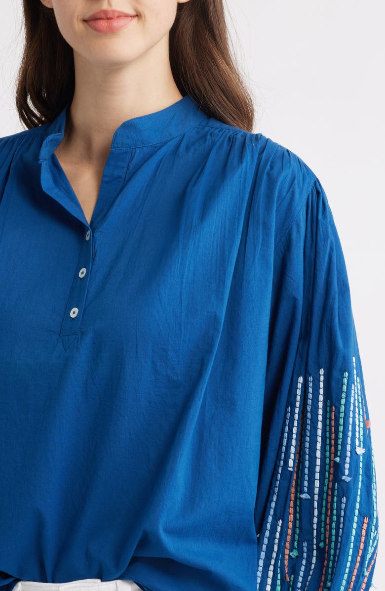 Hatley Embroidery Detail Cotton Top, Alternate, color, 