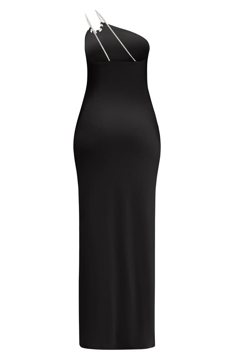 Herve Leger The Genevieve Gown, Alternate, color, Black