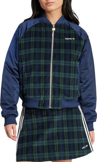 ★正規品★ 【ADIDAS Originals】 TARTAN COLLEGIATE JACKET adidas Originals Tartan Corduroy Collegiate Jacket | Nordstrom