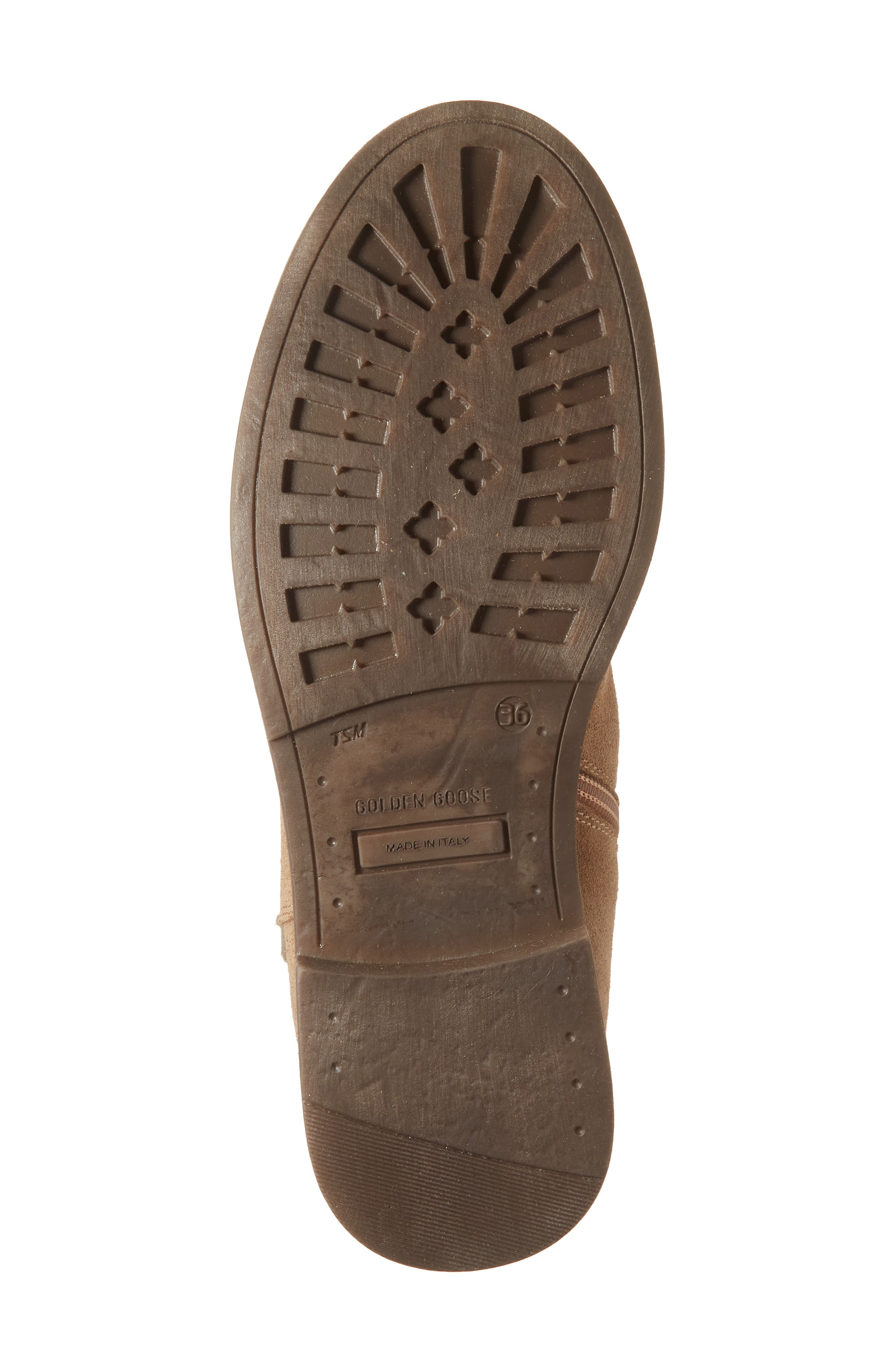 Golden Goose Kids' Wish Star Biker Boot, Alternate, color, Light Brown