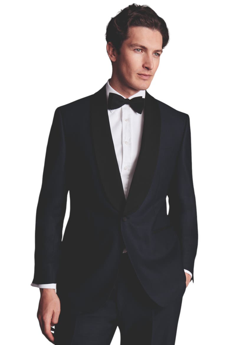 Shawl Lapel Dinner Suit Jacket, Main, color, Dark Navy