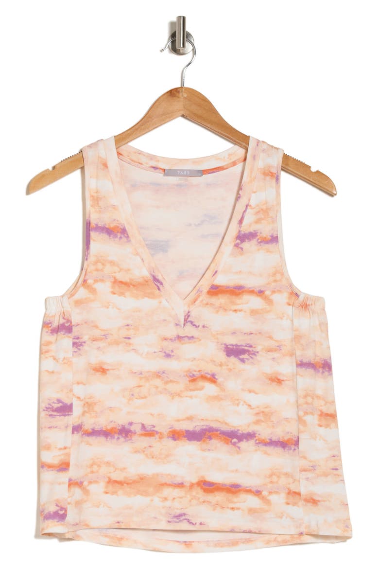 Onida Print Tank, Alternate, color, NUAGE ROSE