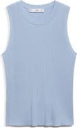 MANGO Sleeveless Rib Sweater