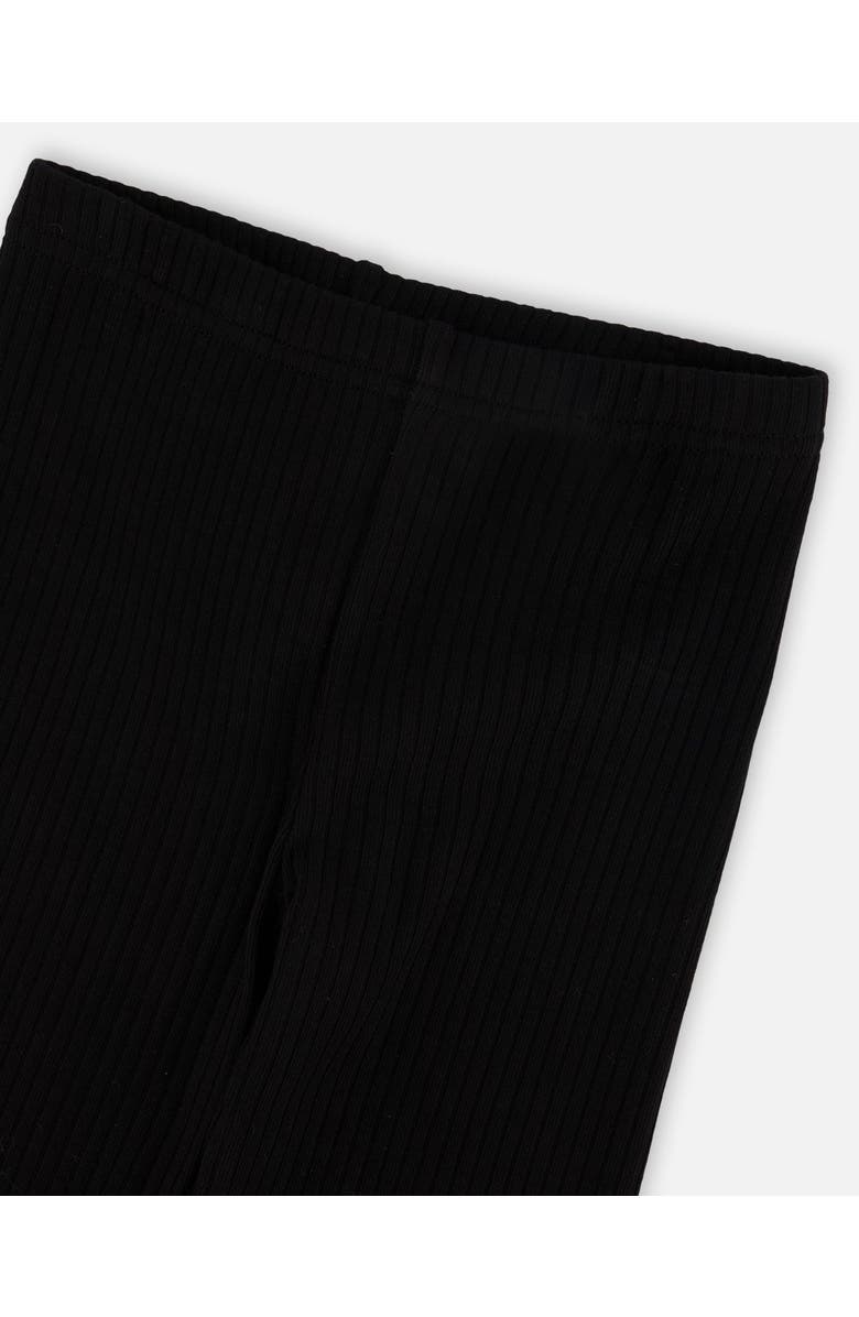 Deux par Deux Full-Length Rib Leggings, Alternate, color, Black