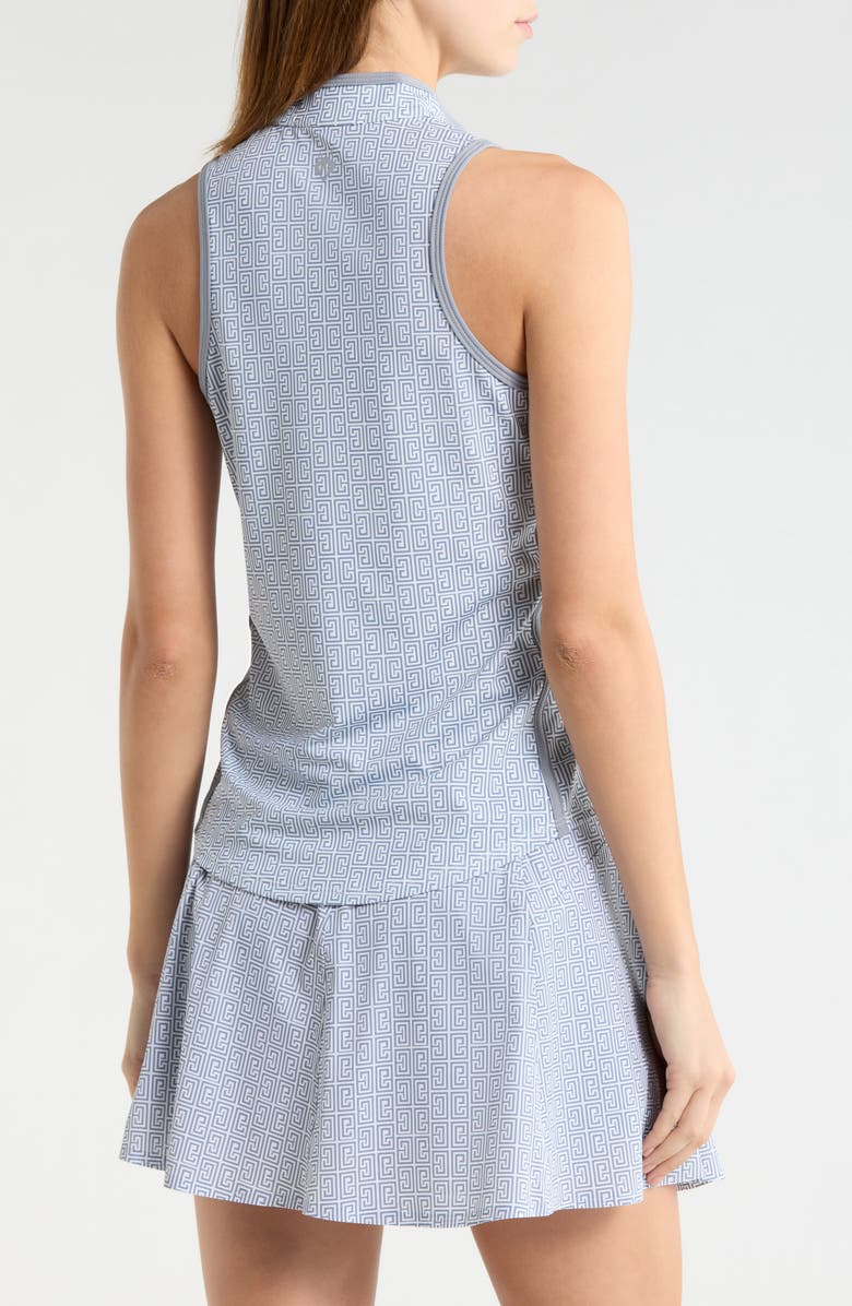 Greyson Pathfinder Vest Sleeveless Half Zip Golf Top, Alternate, color, Bluestone