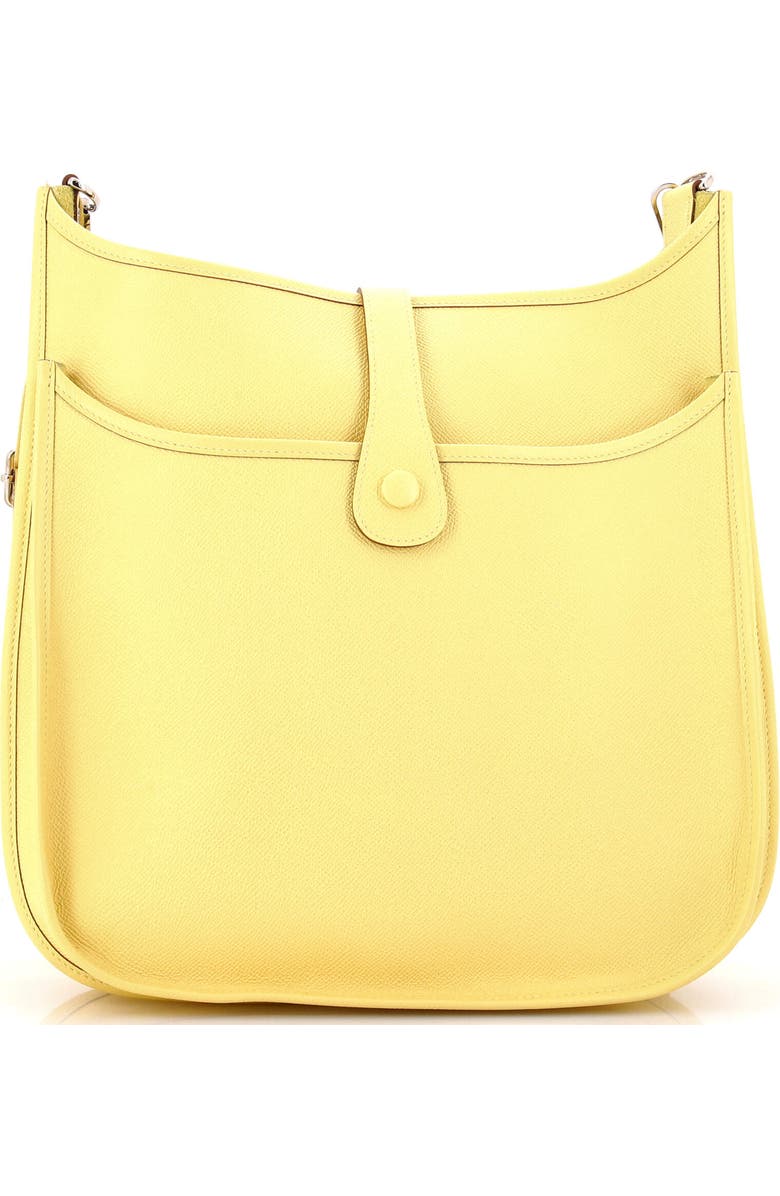 Pre-Owned Hermes Evelyne Bag Gen III Epsom GM, Alternate, color, Jaune Poussin