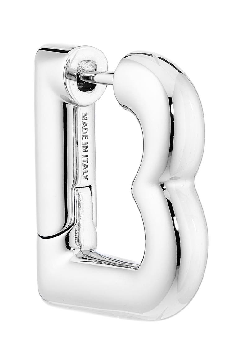 Eisa B XS Hoop Earrings, Alternate, color, SHINY SILVER 0926