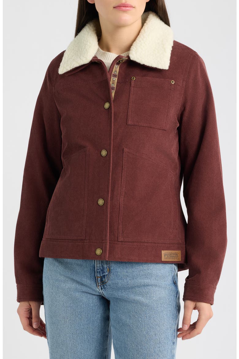 Wind Basin Corduroy Jacket, Alternate, color, RAISIN