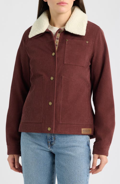 Pendleton Wind Basin Corduroy Jacket In Red