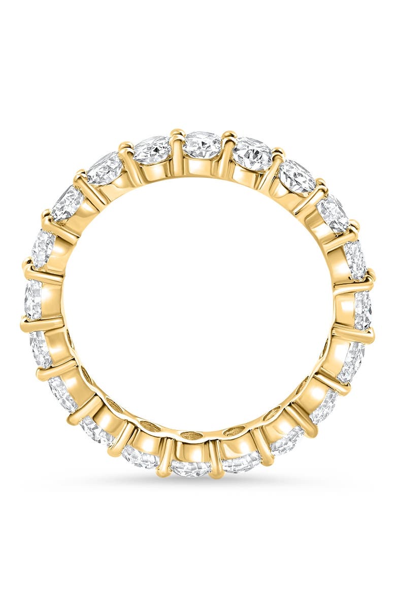 Bliss Diamond 14k Gold 2.25ct Oval Diamond Eternity Ring, Alternate, color, 14K Yellow Gold