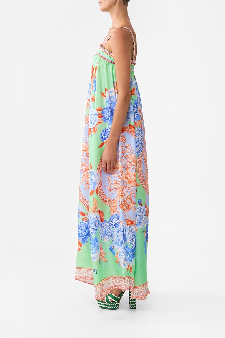 Wide Strap Sundress Topkapi Pop, Alternate, color, Topkapi Pop