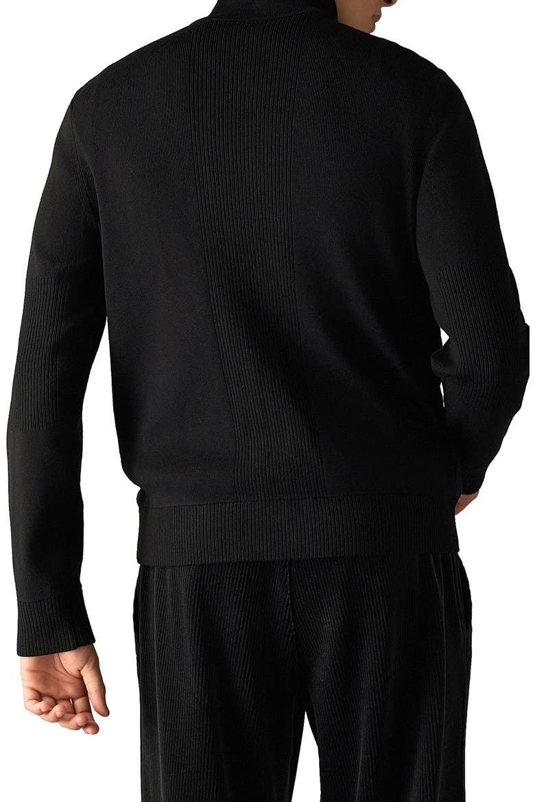 Kamet Hybrid Down & Feather Fill Jacket, Alternate, color, BLACK/ BLACK - 313