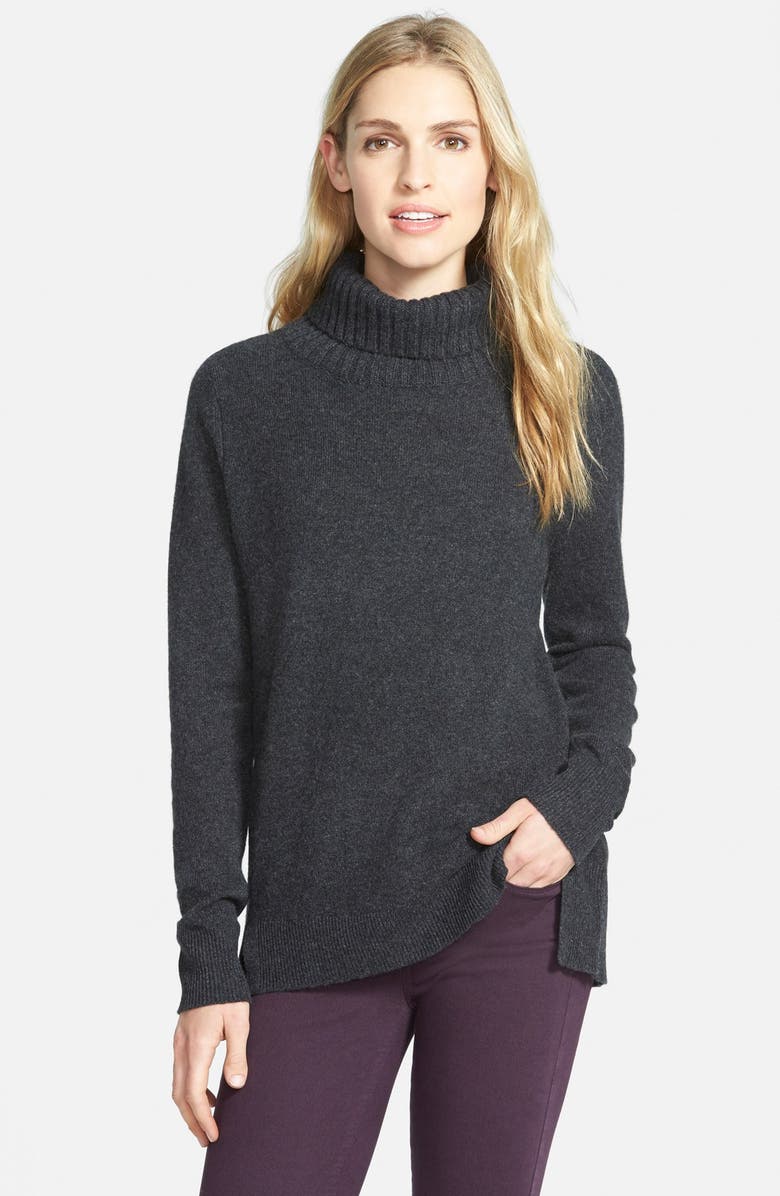 Halogen<sup>®</sup> Cashmere Turtleneck Sweater, Main, color, 