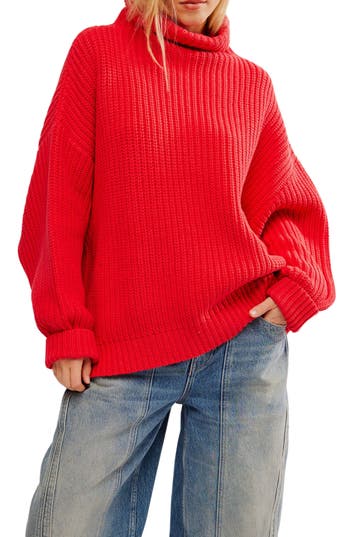 FREE PEOPLE FREE PEOPLE SWIM TOO DEEP TURTLENECK SWEATER 