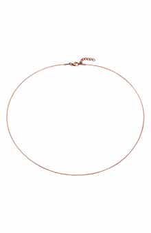 18k Rose Gold Plated Collar Necklace