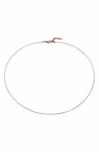 18k Rose Gold Plated Collar Necklace