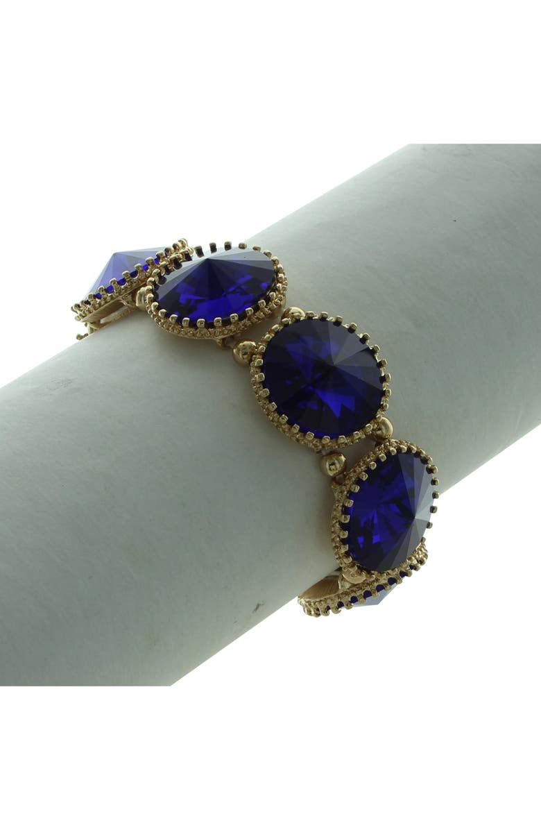 OLIVIA WELLES Ellen Stone Bracelet, Alternate, color, Gold / Sapphire