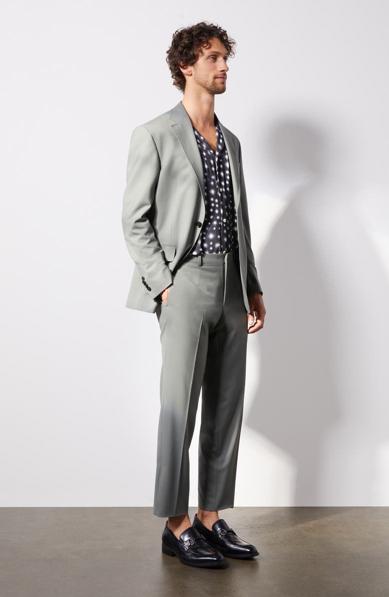 Ted Baker London Roger Extra Slim Fit Stretch Wool Suit, Alternate, color, 