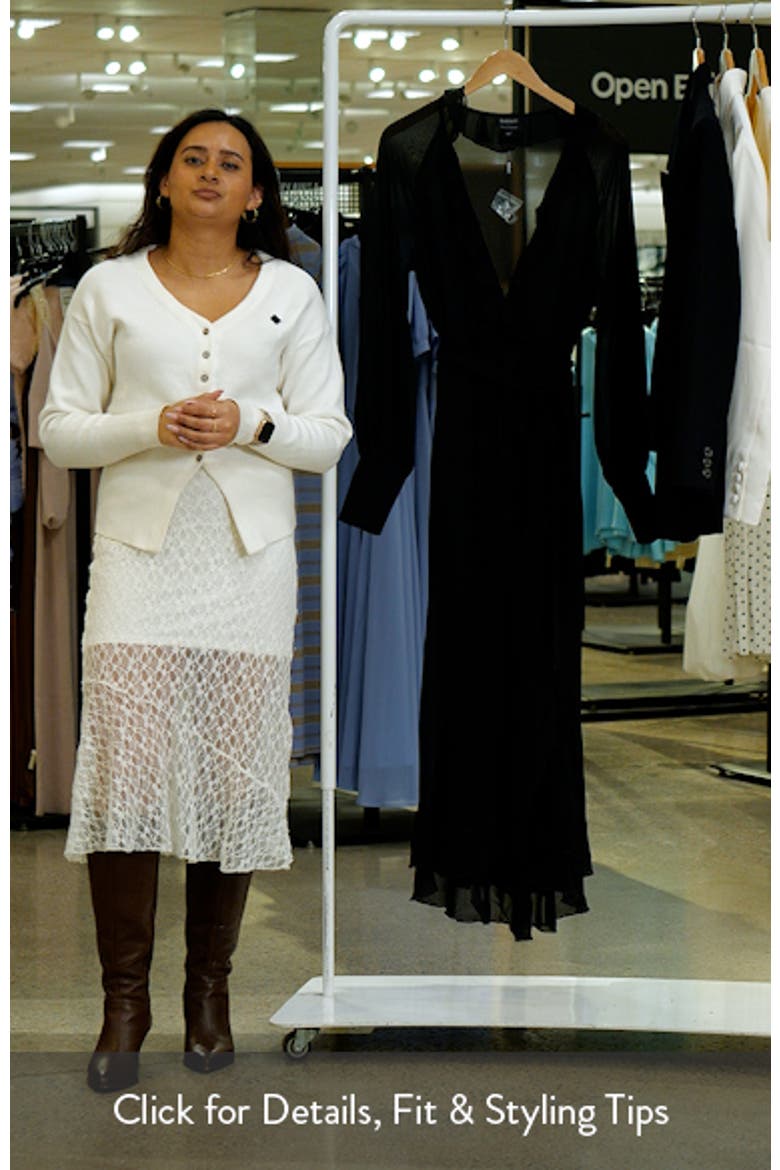 Kassia Ruffle Long Sleeve High/Low Maxi Dress video