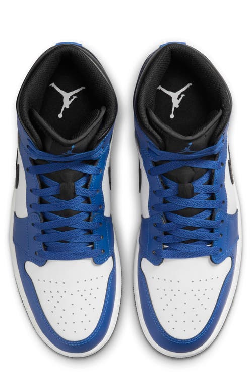 Jordan Men's Air 1 Mid Se Shoes In Game Royal/white/black
